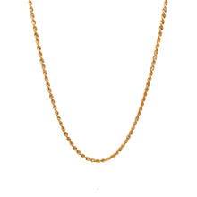 Load image into Gallery viewer, 18K Gold Necklace Rope Chain 18 inches - Rafant