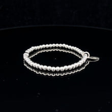 Load image into Gallery viewer, 925 Sterling Silver Beaded Stretch Stacking Bracelet Minimalist