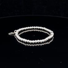 Load image into Gallery viewer, 925 Sterling Silver Beaded Stretch Stacking Bracelet Minimalist