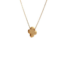 Load image into Gallery viewer, 18K Gold Necklace Centered Flower 16 inches 2.16grams