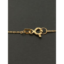 Load image into Gallery viewer, 18K Gold Necklace Centered Flower 16 inches 2.16grams