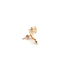Load image into Gallery viewer, 18K Gold Earrings Post Infinity 1.80 grams - Rafant