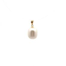 Load image into Gallery viewer, 18K Gold Pendant Freshwater Pearl Irregular Shape - Rafant