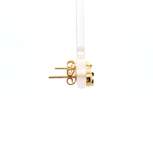 Load image into Gallery viewer, 18K Gold Earrings Studs Infinity Arrow 1.42 grams - Rafant