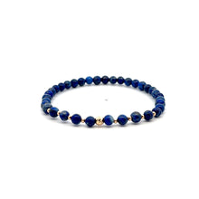 Load image into Gallery viewer, Natural Gemstones Mini Stretch Bracelet 18k Tiny Beads - Rafant