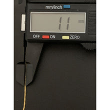 Load image into Gallery viewer, 18K Gold Necklace Chain 17.75 inches Pendant Dollar Sign 2.40 grams