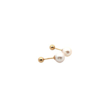 Load image into Gallery viewer, 18K Gold Earrings Freshwater Pearls Multiway - Rafant