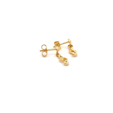 Load image into Gallery viewer, 18K Japan Gold Music Note Drop Dangling Earrings - Rafant