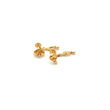 Load image into Gallery viewer, 18K Japan Gold Music Note Drop Dangling Earrings - Rafant