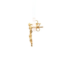 Load image into Gallery viewer, 18K Japan Gold Music Note Drop Dangling Earrings - Rafant