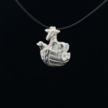 Load image into Gallery viewer, 925 Sterling Silver Pendant Charm Ark - Rafant
