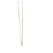 Load image into Gallery viewer, 18K Gold Necklace Chain 17.75 inches Pendant Ball Frosted - Rafant