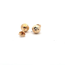 Load image into Gallery viewer, 18K Gold Earrings Stud Ball 1.67 grams - Rafant