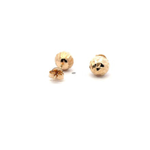 Load image into Gallery viewer, 18K Gold Earrings Stud Ball 1.67 grams - Rafant