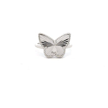 Load image into Gallery viewer, 925 Sterling Silver Ring Size 5 Butterfly - Rafant