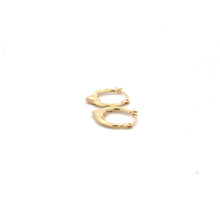 Load image into Gallery viewer, 14k Gold Earrings Hoops Heart - Rafant