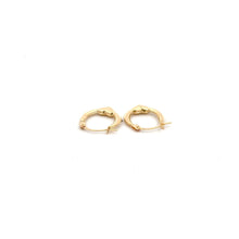 Load image into Gallery viewer, 14k Gold Earrings Hoops Heart - Rafant