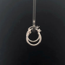 Load image into Gallery viewer, 925 Sterling Silver Hoop Earrings