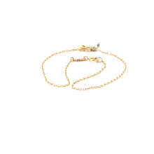 Load image into Gallery viewer, 18K Gold Two Tone Gold Bracelet Charms Size 7.5 inches - Rafant