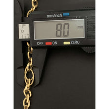 Load image into Gallery viewer, 18K Gold Bracelet Cable Link Chain 3.50 grams 7.25 inches
