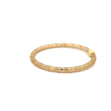 Load image into Gallery viewer, 18K Japan Gold Bracelet Mesh Soft Bangle Flexible 6.5 inches 1.01 grams - Rafant