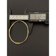Load image into Gallery viewer, 18K Gold Bracelet Bangle Clip Size 6.5 inches 2.02 grams