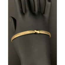 Load image into Gallery viewer, 18K Gold Bracelet Bangle Stretchable Soft Mesh Size 7.5 inches 0.95 grams