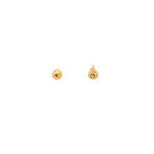 Load image into Gallery viewer, 18K Gold Earrings Stud Ball Textured Tiny - Rafant