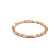 Load image into Gallery viewer, 18K Gold Bracelet Mesh Soft Bangle Flexible Size 6.75 inches 1.15 grams - Rafant