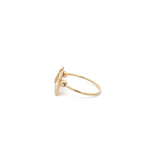 Load image into Gallery viewer, 18K Gold Ring Butterfly 1.39 grams Size 5.5 - Rafant