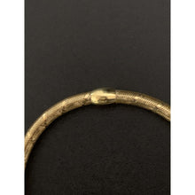 Load image into Gallery viewer, 18K Gold Bracelet Bangle Soft Mesh Flexible Stretchable 1.28 grams Size 7.25 inches