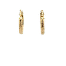 Load image into Gallery viewer, 18K Gold Earrings Hoops 1.26 grams - Rafant