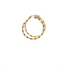 Load image into Gallery viewer, 18K Gold Earrings Hoops Spiral 1.19 grams - Rafant