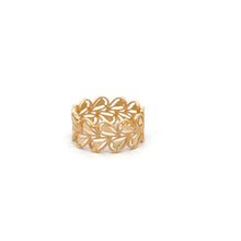 Load image into Gallery viewer, 18K Gold Ring Leaf Size 6 Fine Jewelry 2.02 grams - Rafant