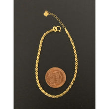 Load image into Gallery viewer, 18K Gold Bracelet 6.25 inches plus 1 inch extension 1.51 grams