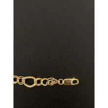 Load image into Gallery viewer, 18K Gold Bracelet Cable Link Chain 7.5 inches 3.79 grams