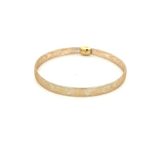 Load image into Gallery viewer, 18K Gold Bracelet Mesh Soft Bangle Flexible Size 6.75 inches - Rafant