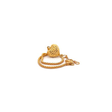 Load image into Gallery viewer, 21K Gold Bracelet Puffed Heart Size 6.25 inches plus One Inch Extension - Rafant