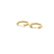 Load image into Gallery viewer, 18K Gold Earrings Hoops Small 0.98 grams - Rafant