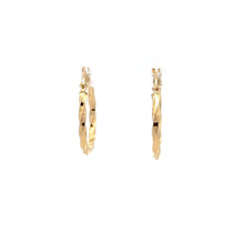 Load image into Gallery viewer, 18K Gold Earrings Hoops 0.94 grams - Rafant