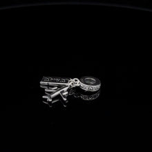 Load image into Gallery viewer, 925 Sterling Silver Charm Bead Plane Ticket Travel For Charm Bracelet Necklace - Rafant