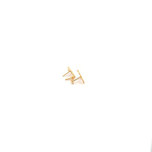 Load image into Gallery viewer, 18K Gold Earrings Screw Type Airplane - Rafant