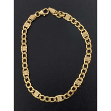 Load image into Gallery viewer, 18K Gold Bracelet Chain Link 7.5 inches 3.04 grams