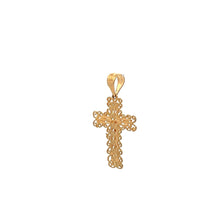 Load image into Gallery viewer, 18K Gold Pendant Cross Jesus Christ Religious - Rafant