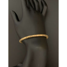 Load image into Gallery viewer, 18K Gold Bracelet Bangles Soft Mesh Flexible Stretchable 7 inches 1.04 grams