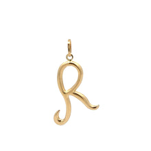 Load image into Gallery viewer, 18K Gold Pendant Letter R 1.50 grams Not a Back to Back Design - Rafant