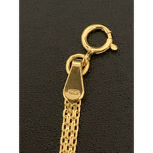 Load image into Gallery viewer, 18K Gold Bracelet Bismark Chain 7.5 inches 1.43 grams