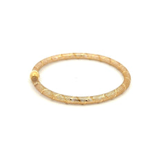 Load image into Gallery viewer, 18K Gold Bracelet Mesh Soft Bangle 6.5 inches - Rafant