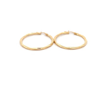 Load image into Gallery viewer, 18K Gold Earrings Hoops Spiral 1.55 grams - Rafant