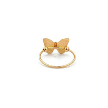 Load image into Gallery viewer, 18K Gold Ring Butterfly 1.39 grams Size 5.5 - Rafant